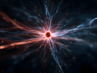 Plasma arc texture futuristic energy wallpaper
