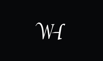 WH,HW,W,H abstract, letters, logo, monogram, style, symbols, ambitions, icons, 
