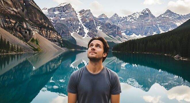 Stunning Mountain Lake View.