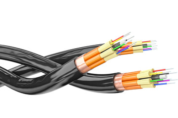 Fiber Optics, transparent background