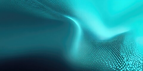 Abstract teal and light teal digital dots background