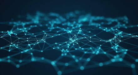 Obraz premium Abstract network design technology graphic