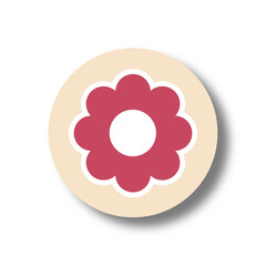 Bright and colorful flower illustration