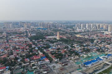 Kaiyuan Temple Pagoda or Dingzhou Pagoda in Dingzhou, Hebei, China