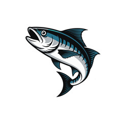 vector illustration of a fish