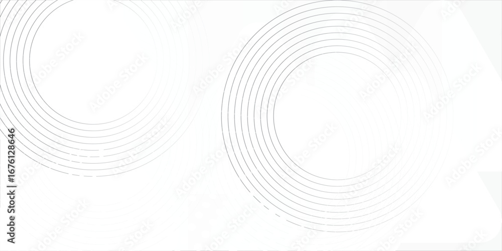 Aufkleber white geometric abstract background overlap layer on bright space with lines effect decoration. mode