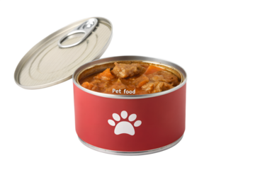 An Open Can of Gourmet Wet Pet Food