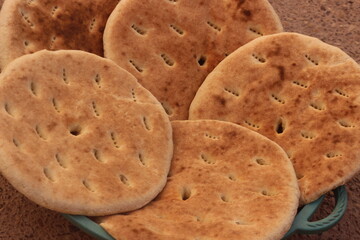 Traditional Moroccan Bread Khobz