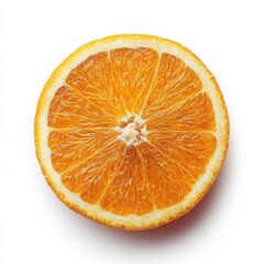 Close-up slice of orange, vibrant citrus