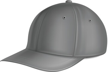 Naklejka premium black baseball cap
