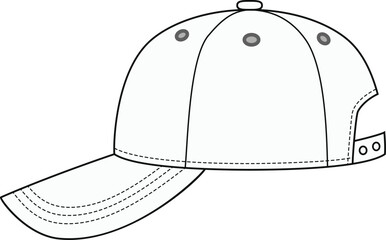 baseball cap vector