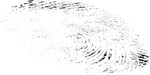 An abstract fingerprint design with a grunge texture background. Vector fingerprints Transparent background.