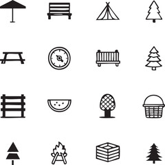 Abstract geometric silhouette design with vibrant color accents and clean lines