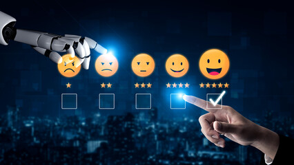 AI analyzes customer reviews with sentiment tools and virtual assistants to improve satisfaction,...