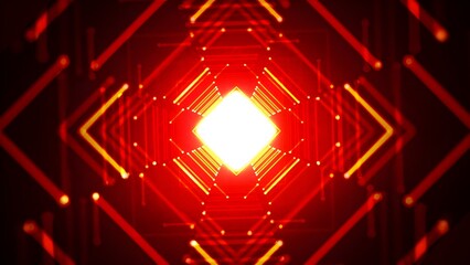 abstract background with red lights