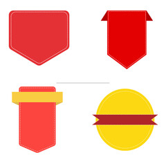 Discount and Sale Badge | Special Offer Label Design | Promotion Tag Vector Illustration