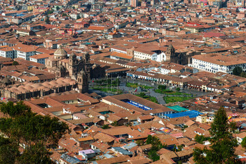 City Cuzco, Peru. Picture from Mirador desde el Cristo Blanco. 3,575 meters above sea level.