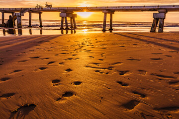 Butwani bridge and Malindi Pier area is a popular waterfront location known for stunning sunrises over the Indian Ocean. The pier is a concrete jetty that stretches about 400 meters into the ocean and