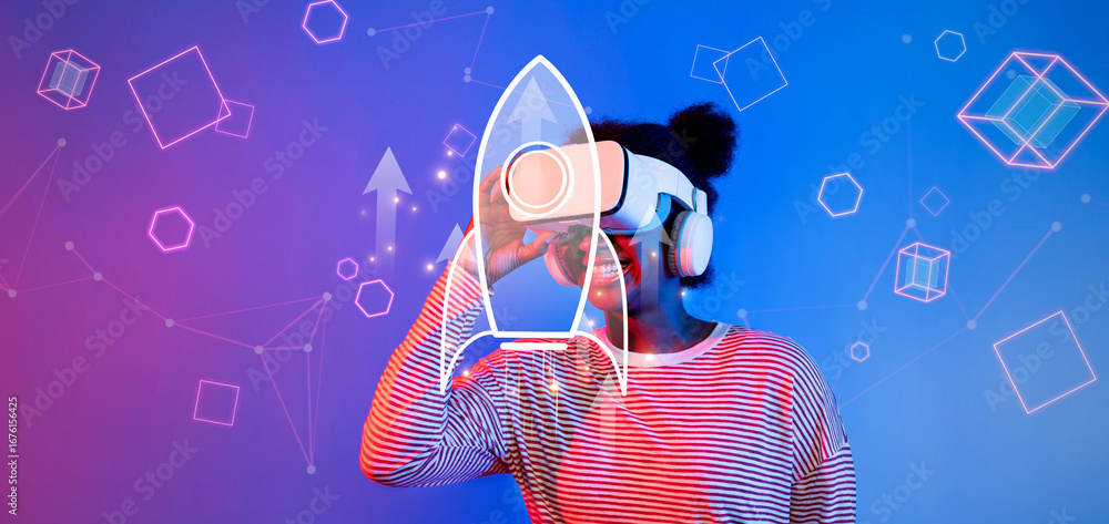 Aufkleber explore the fusion of virtual reality and innovative business strategies that drive user engagement,