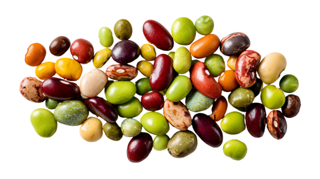 Colorful Beans and Peas Assortment Healthy Food