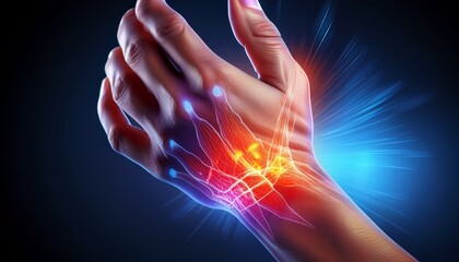 swelling in the wrist from de quervains tenosynovitis causing sharp pain around the thumb