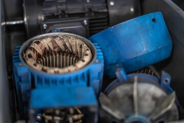 This collection of high-resolution images captures the intricate process of repairing and...