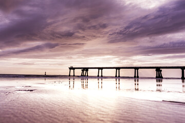 Butwani bridge and Malindi Pier area is a popular waterfront location known for stunning sunrises over the Indian Ocean. The pier is a concrete jetty that stretches about 400 meters into the ocean and