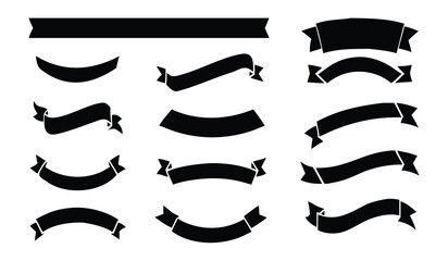 set of vector ribbons