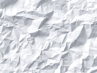 Obraz premium Crumpled white paper texture (3)