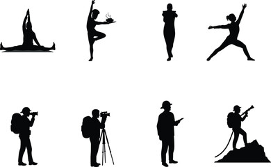 Yoga, gourmet, meditation, fitness, photography, travel, exploration, hiking, climbing, adventure, silhouette, outdoor, lifestyle, activity, sport, profession