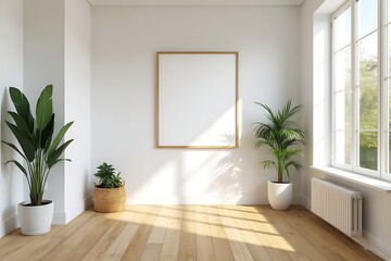 Fototapeta premium empty room with window