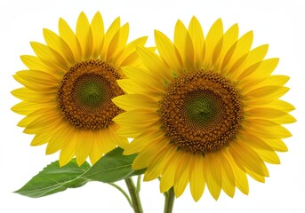 Obraz premium Vibrant golden sunflowers bloom brightly captured in natural light on