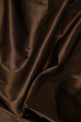 Brown Wrinkled Fabric