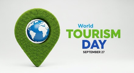 Eco-Friendly Travel Pin: Promoting Sustainable Tourism and World Tourism Day