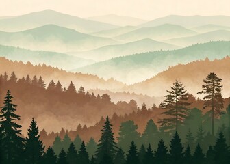 Soft Gradient with Earthy Watercolor Texture