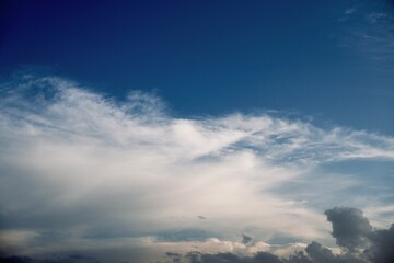Bright Afternoon with Towering Clouds