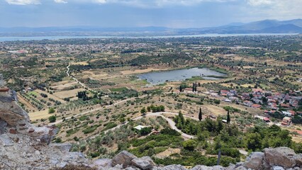 Fototapeta premium Lake from above.