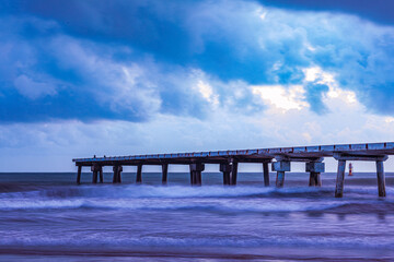 Fototapeta premium pier on the beach