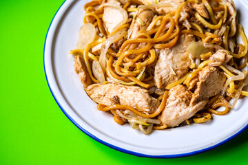 Chicken Chow Mein Delicious Asian Meal