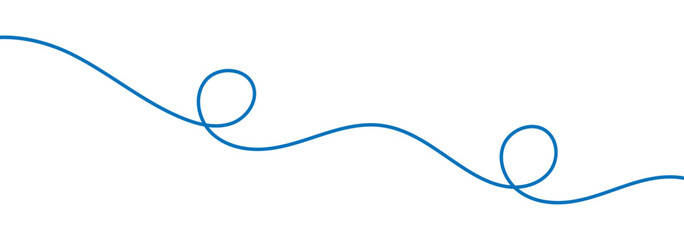 Wavy line with flowing curves. Seamless pattern of continuous wavy lines. Abstract squiggles in a psychedelic wiggle design. Flat vector illustration isolated on white background.