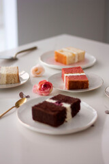Cake flavours tasting