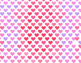 Abstract hearts pattern