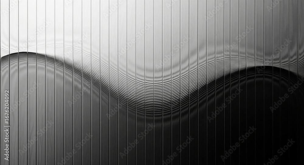 Poster abstract grayscale wave background with vertical lines, elegant and modern design, perfect for websi