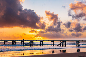 Malindi Pier Jetty Butwani Bridge Waterfront Park Mnarani Road Kilifi County Golden Beach White Sand Beach Morning Sunrise Sunset Kenya East Africa Landscapes Panoramic Scenic Views Coastal Region Mom