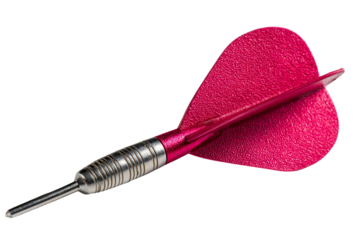 Pink Dart Closeup Shot Game Target Accuracy Sport