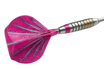 Pink Dart Close Up Shot Game Target Accuracy