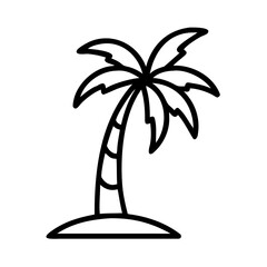palm tree vector illustration