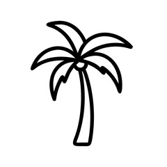 tropical palm tree