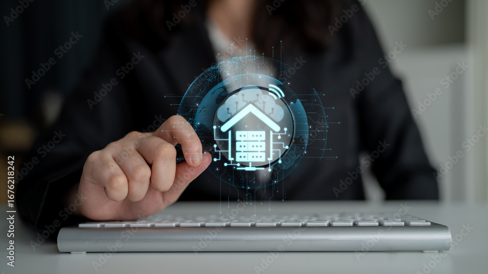 Poster cloud computing, cloud strategy, and cloud technology transforming digital infrastructure with scala