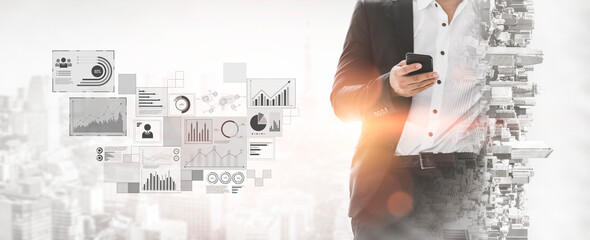 Data insights, charts, and analytics help visualize performance. Data drives strategy, analytics enhances growth, and data improves business outcomes through analytics. Vouch